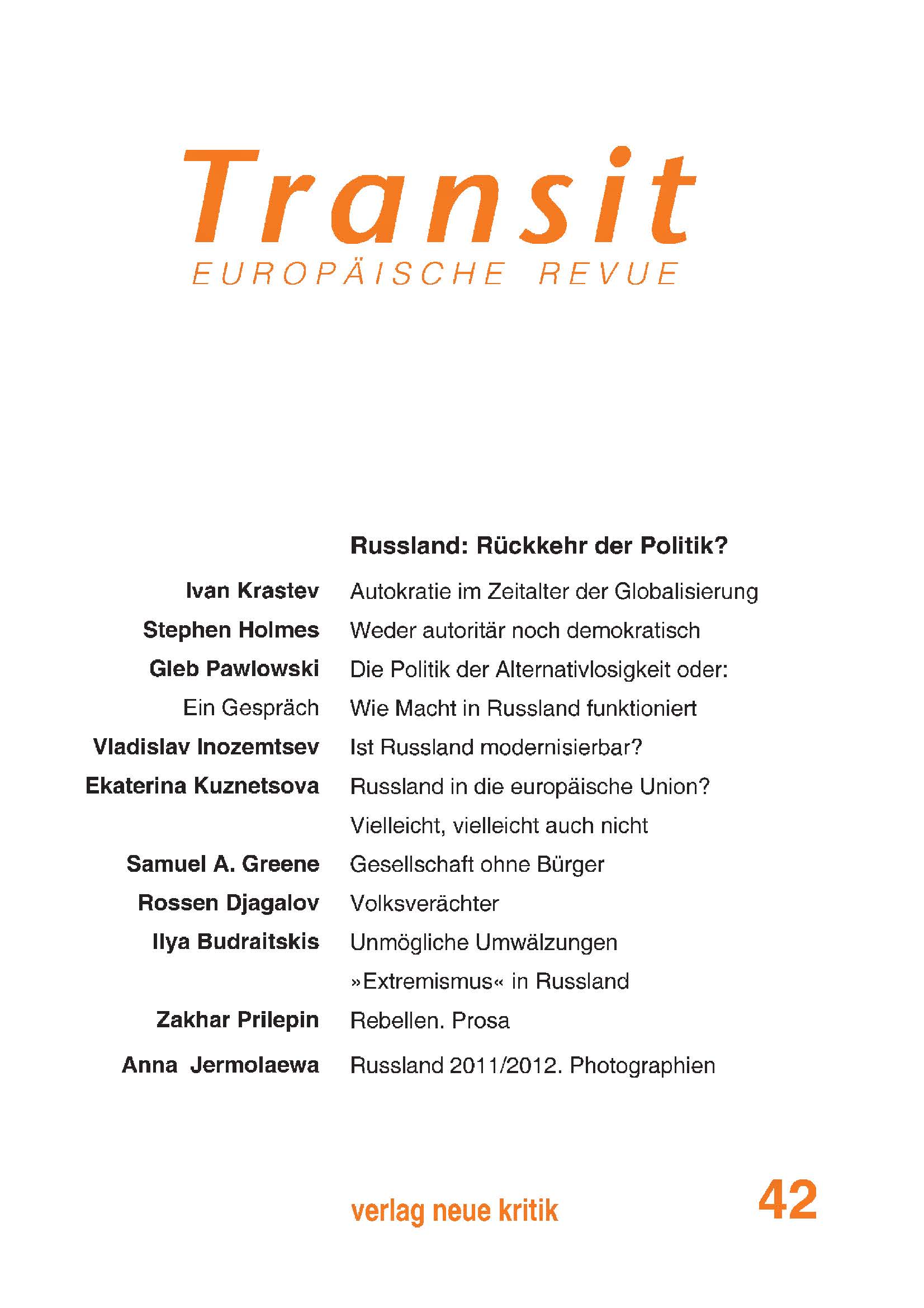 Cover Transit 42