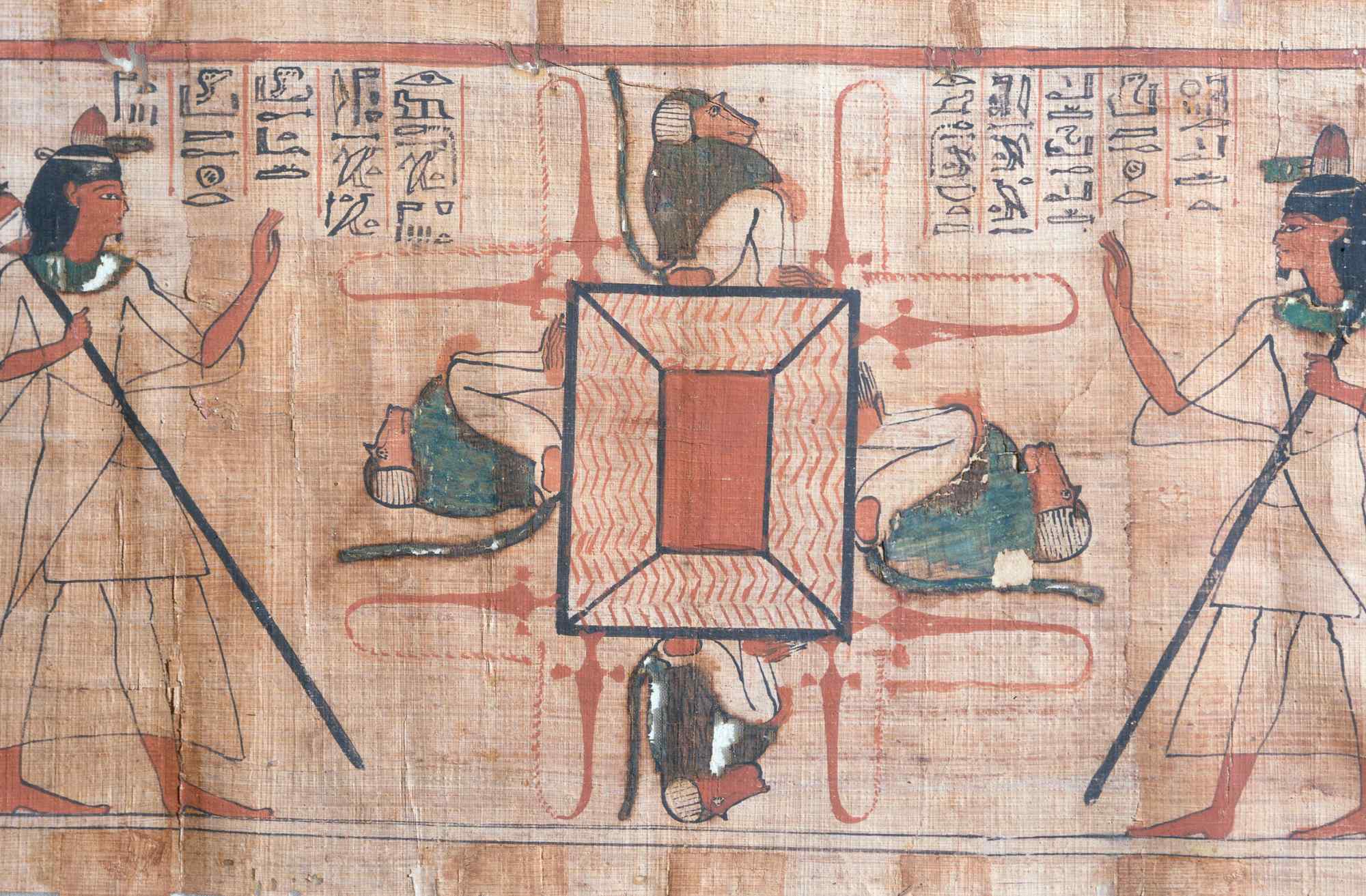 Detail from the Book of the Dead (Collection of sayings concerning the Afterlife)