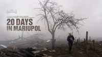 A poster of the movie "20 Days in Mariupol"